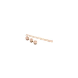 Elastisk støttebind, sæt med 4 ruller Hudfarvet elastisk støttebind, 4 ruller