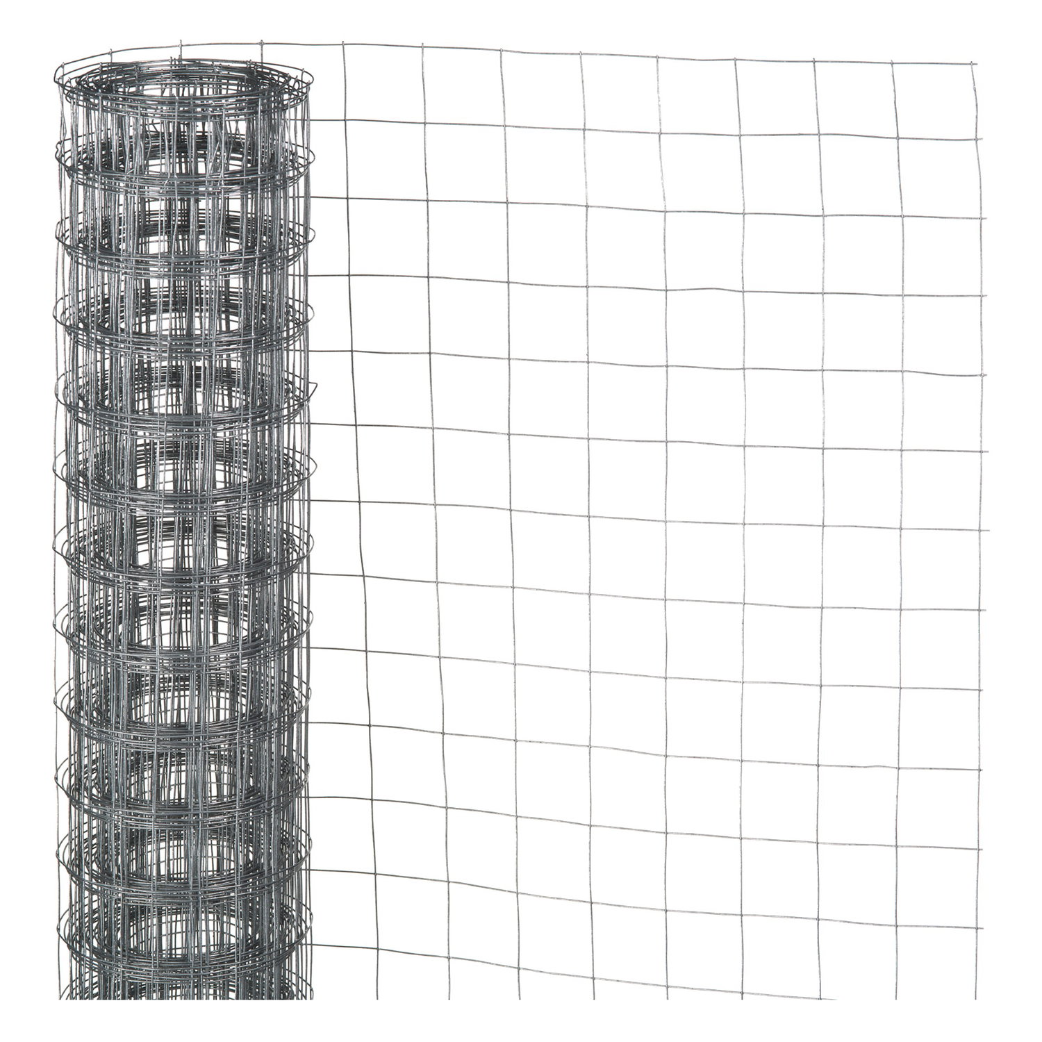 Galvaniseret trådhegn 6,4 mm - 50 cm x 3 m | Nature – fleksibelt havehegn til beskyttelse af planter Rulle af galvaniseret trådhegn 6,4 mm, 50 cm x 3 m fra Nature med fintmaskede firkanter, velegnet til indhegning, beskytte bede og gør-det-selv-projekter