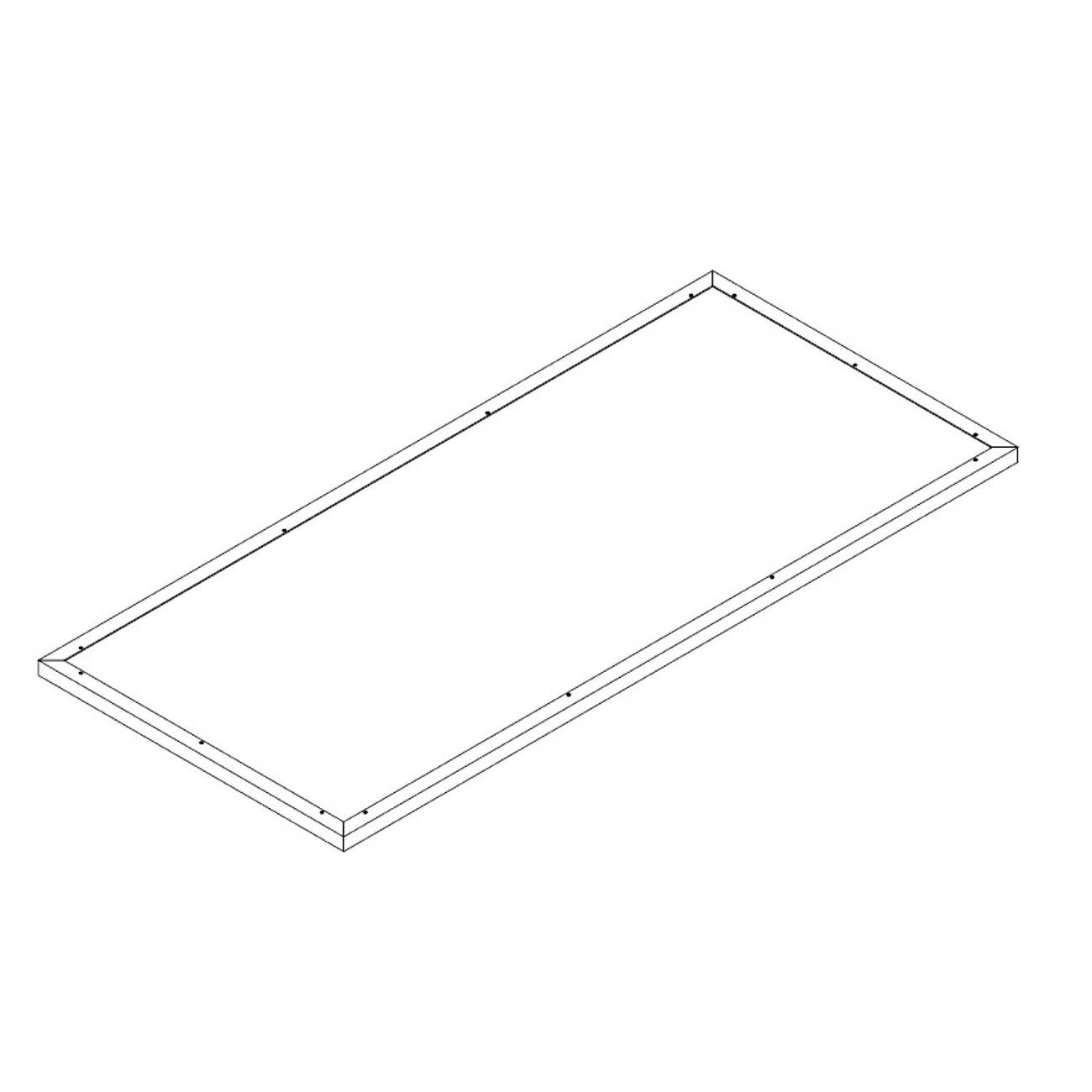 Sneglehegn til KGT aluminium højbed 130, 120 x 90 x 5 cm