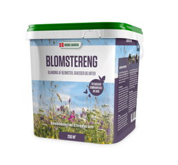 Nordic Gardens blomstereng frøblanding 200 m² Spand med Nordic Gardens blomstereng frø til 200 m²