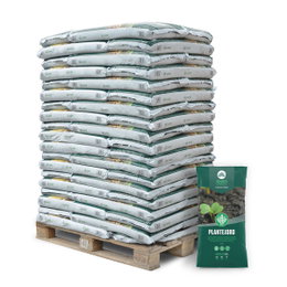 Palle med plantesække plantejord 40 liter