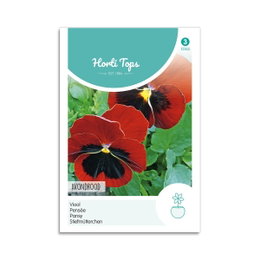 Horti Tops stedmoderblomst frø, rød Frøpose med røde stedmoderblomster fra Horti Tops