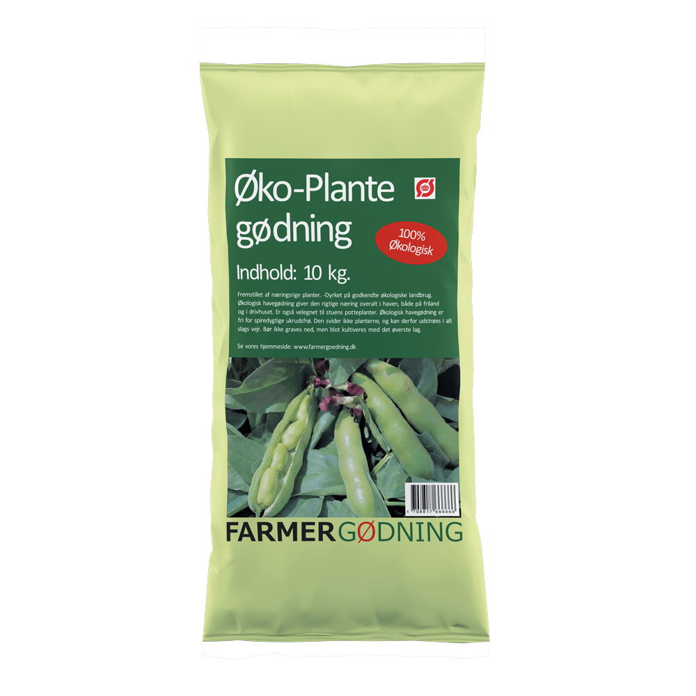 Øko-Plante gødning 10 kg økologisk Pose med Øko-Plante gødning 10 kg økologisk