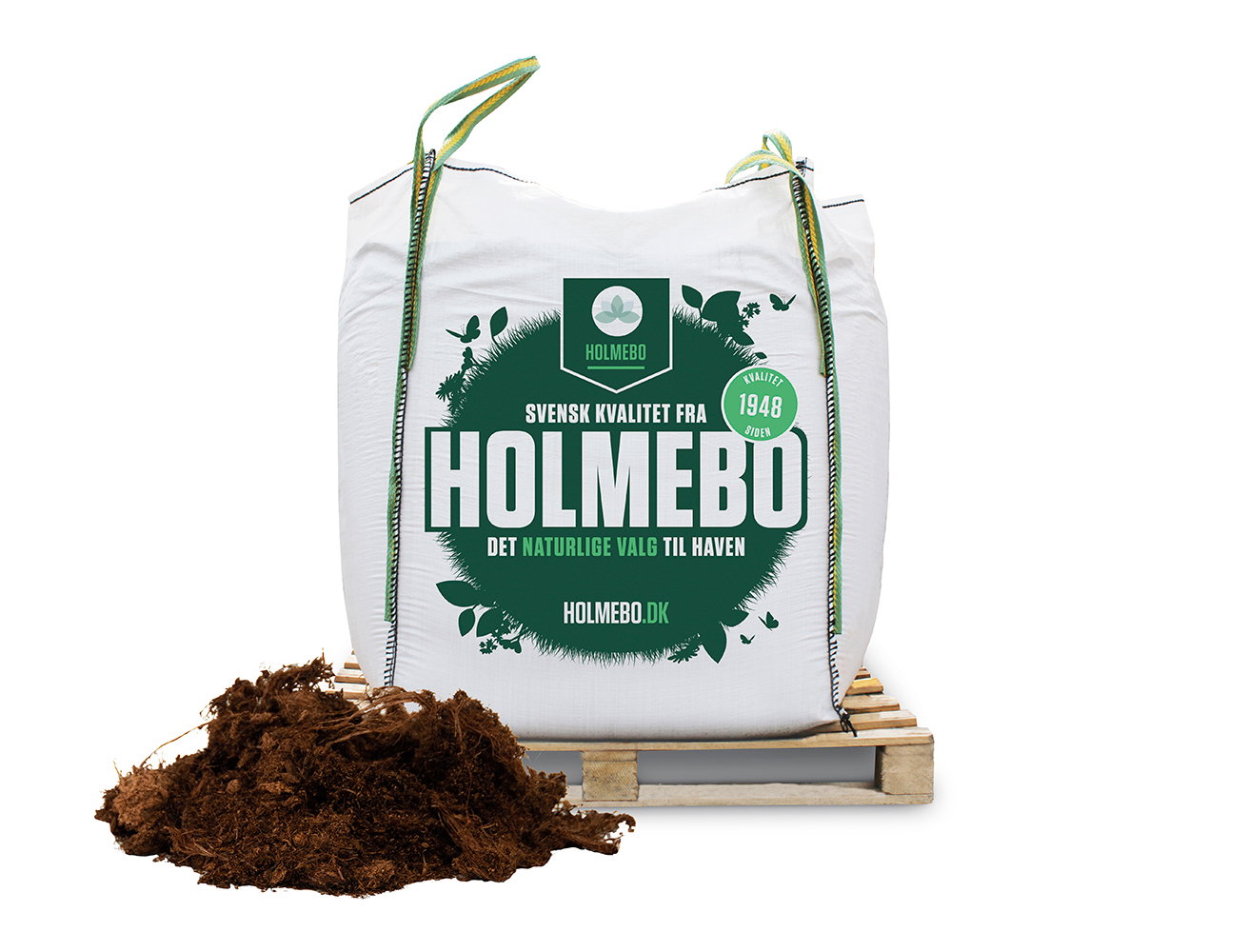 HOLMEBO sphagnum i stor bigbag på palle