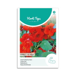 Nasturtium Empress of India frø Frøpose med røde nasturtium Empress of India