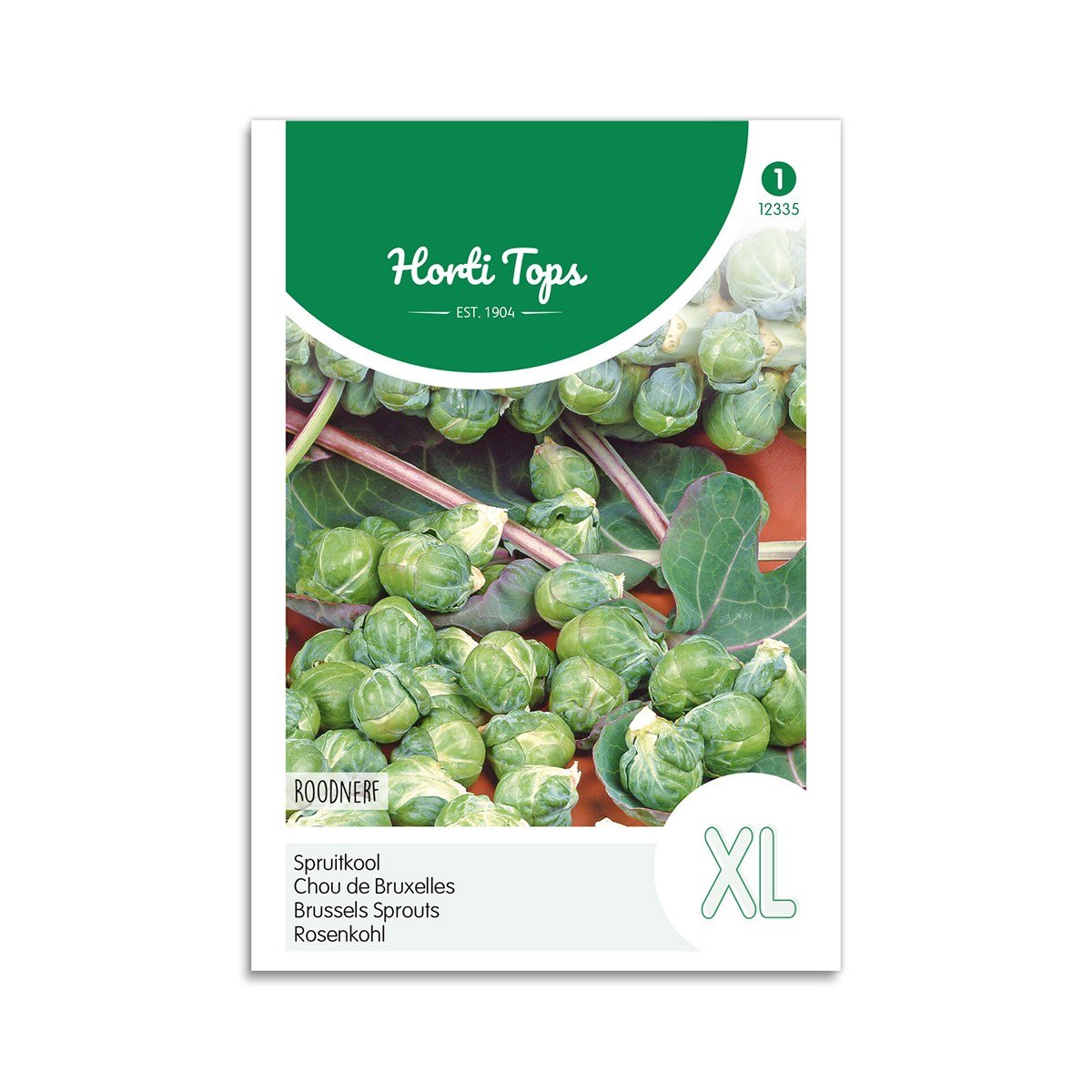 Horti Tops rosenkål frø XL pakke Frøpose med Horti Tops rosenkål XL