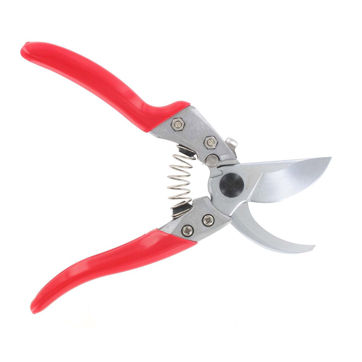 Håndbeskærer med røde greb og skarpe blade