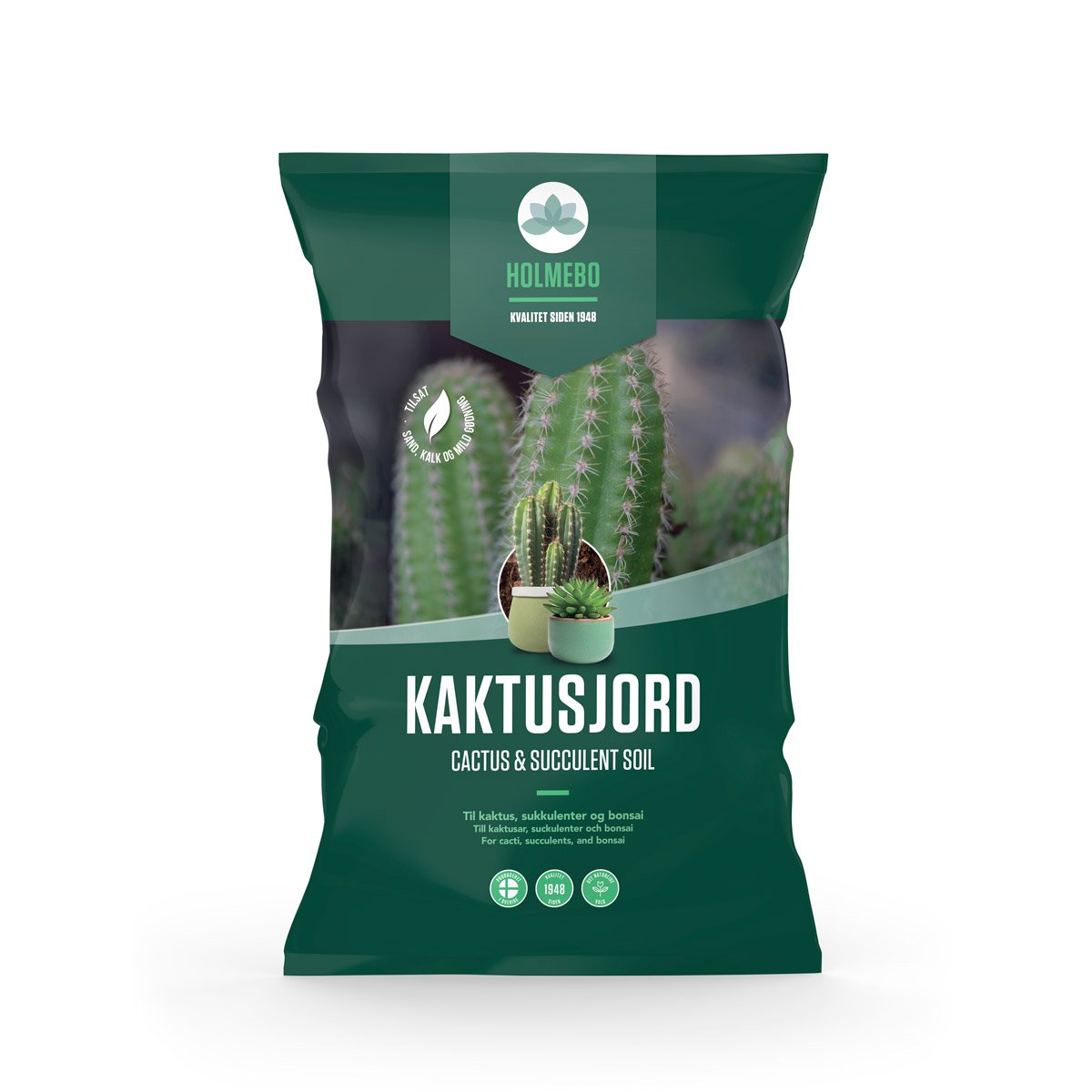 Pose Holmebo kaktusjord til kaktus og sukkulenter