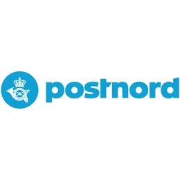 PostNord logo i blå farve
