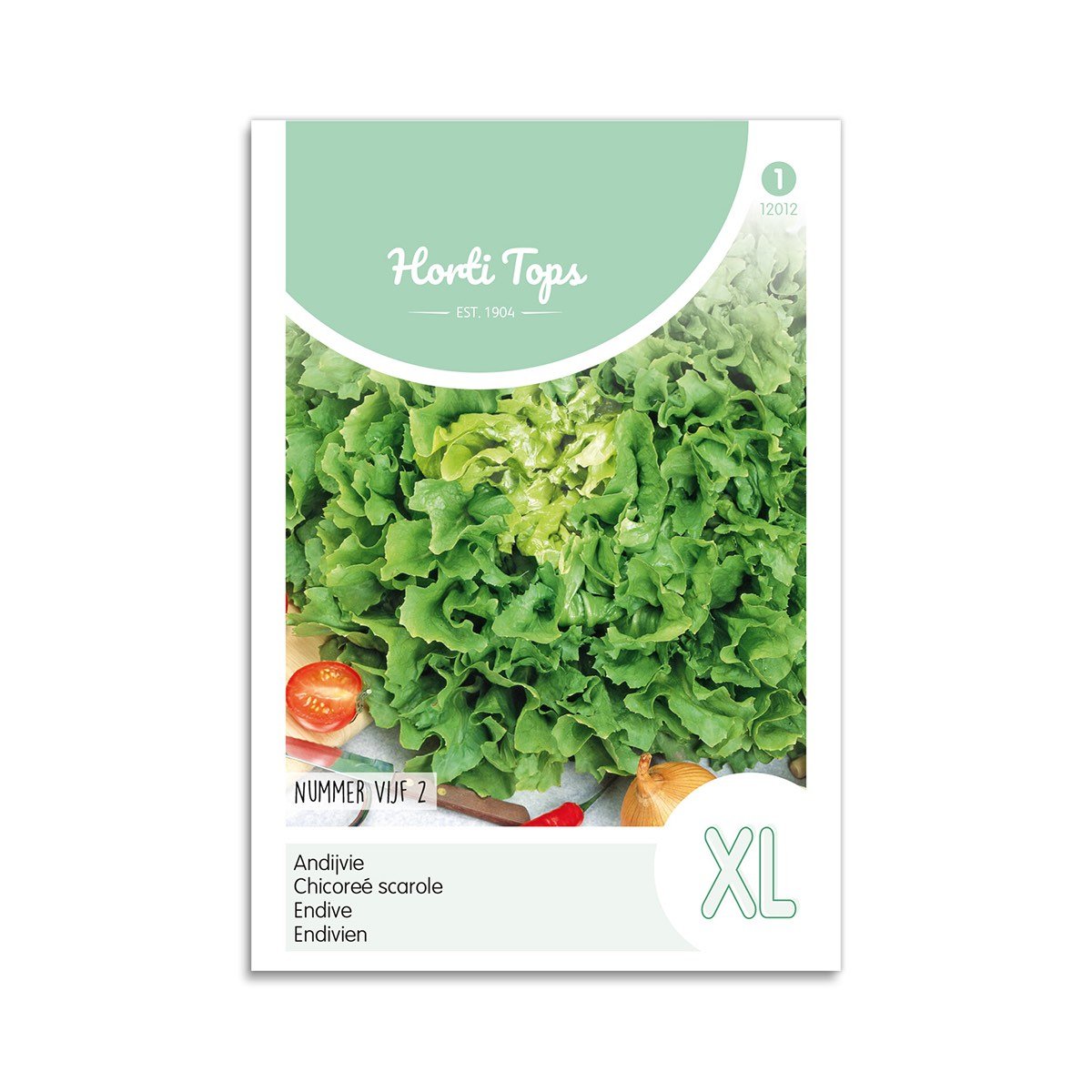 Horti Tops endivefrø XL pakke Frøpose med Horti Tops endive XL