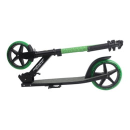 Lamborghini løbehjul teenager grøn med affjedring NORDIC PLAY Active - 200 mm hjul, foldbart, aluminium/stål Foldet Lamborghini L6-200 løbehjul til teenagere i grøn med affjedring, store 200 mm hjul, robust aluminium- og stålkonstruktion, skridsikkert deck (NORDIC PLAY Active)