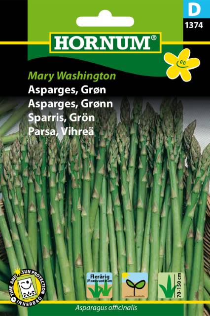 Frøpose Hornum Mary Washington grøn asparges