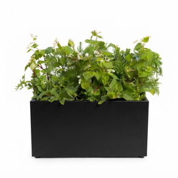 Sort plantekasse - 80 x 40 x 40 cm Sort plantekasse - 80 x 40 x 40 cm