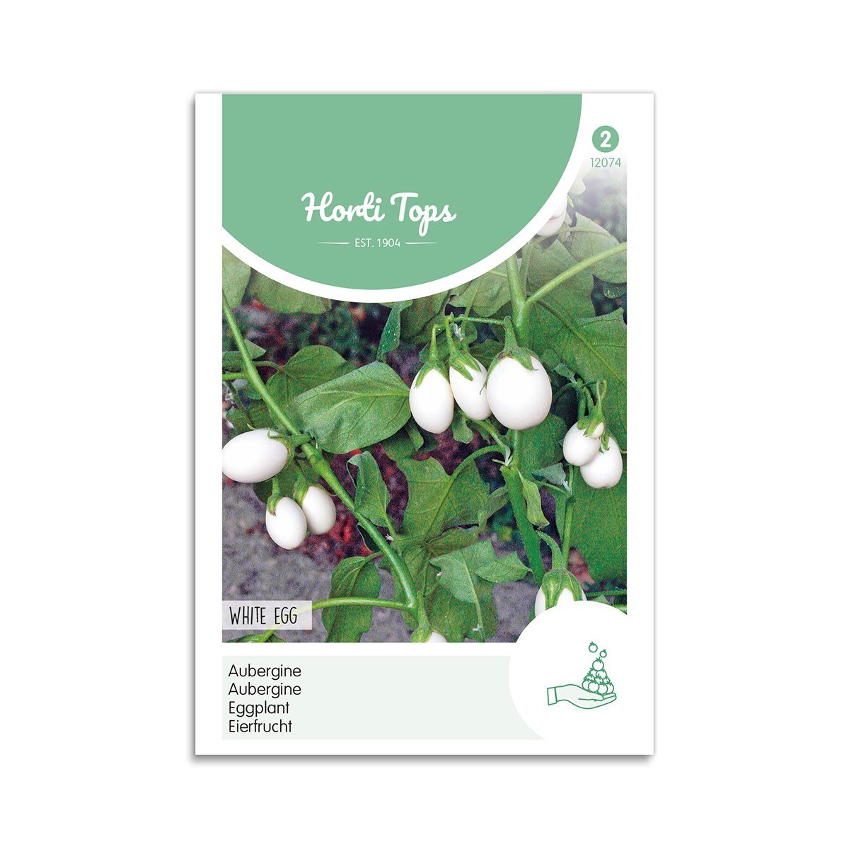 Auberginefrø White Egg Horti Tops Horti Tops White Egg auberginefrø til dyrkning