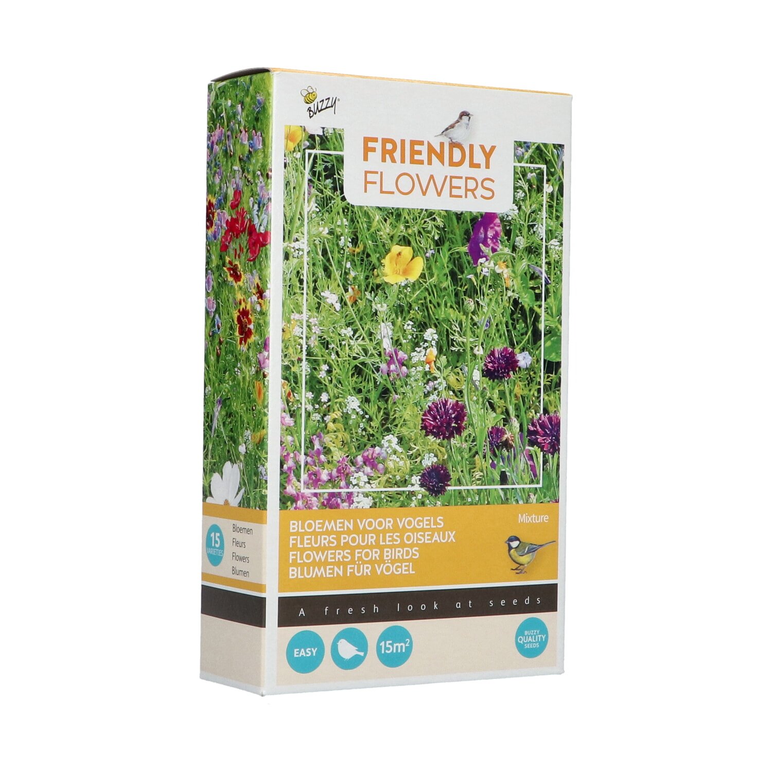 Friendly Flowers Blomsterblanding frø, til fugle