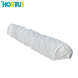 HORTUS drivtunnel med hvid fiberdug Lang HORTUS drivtunnel med hvid fiberdug