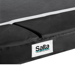 Salta trampolin kantpude i sort Sort Salta trampolin kantpude med logo