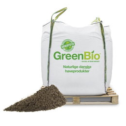 GreenBio jord i bigbag til haven Stor GreenBio bigbag med jord på palle