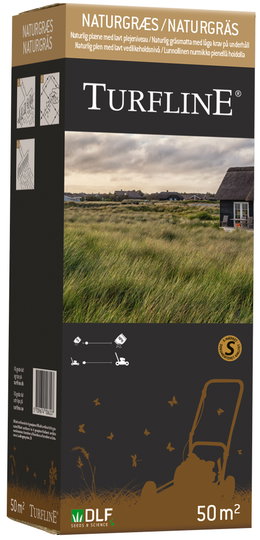 Turfline naturgræs frøblanding 50 m² Turfline naturgræs plænefrø til 50 m²