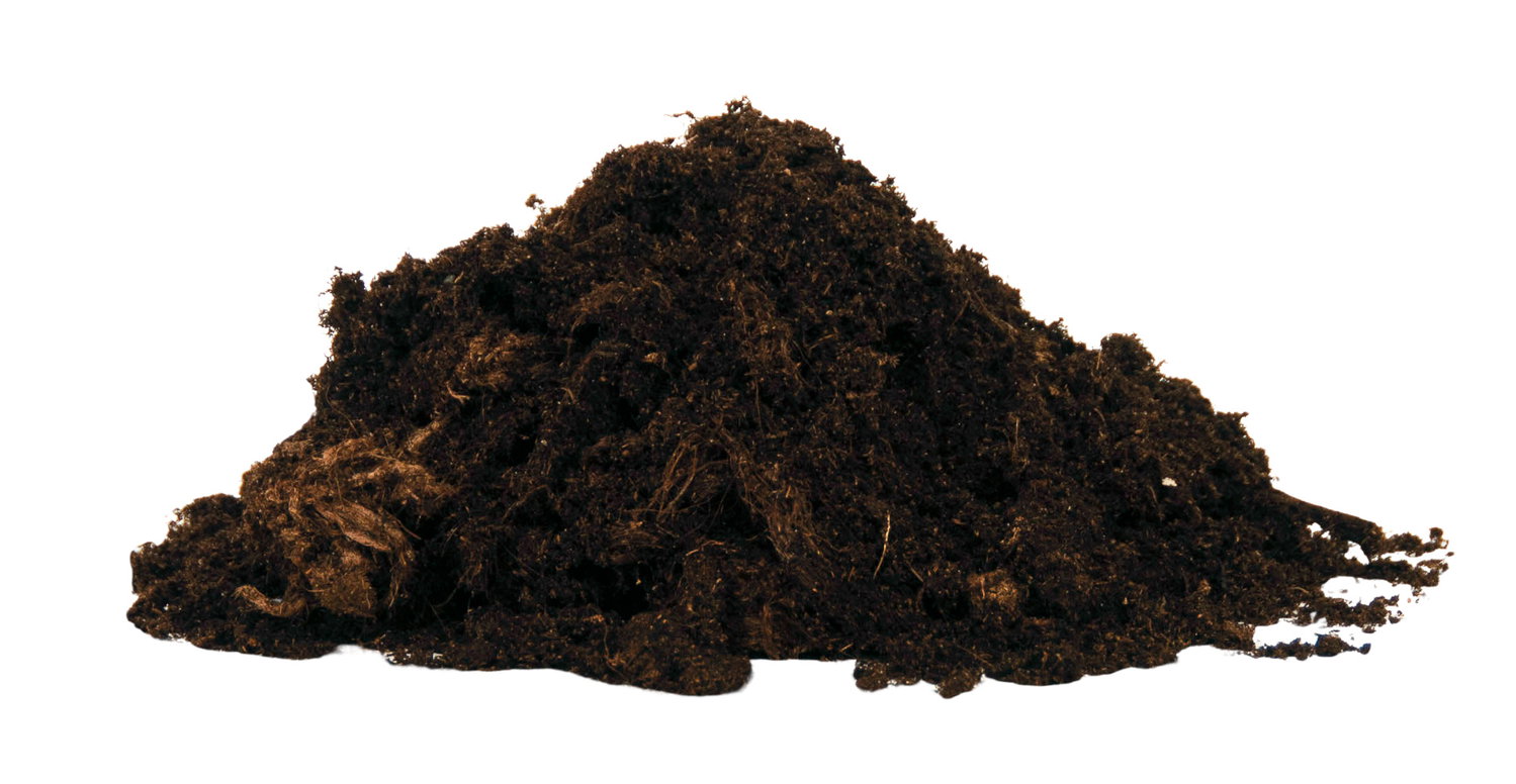 Havejord jordblanding til bede og planter Bunke mørk havejord til blomster og grøntsager