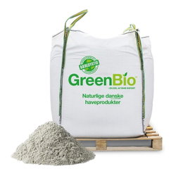 GreenBio naturgødning i bigbag på palle GreenBio naturgødning i stor bigbag med sandbunke