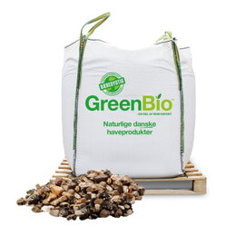 GreenBio natursten i stor bigbag på palle