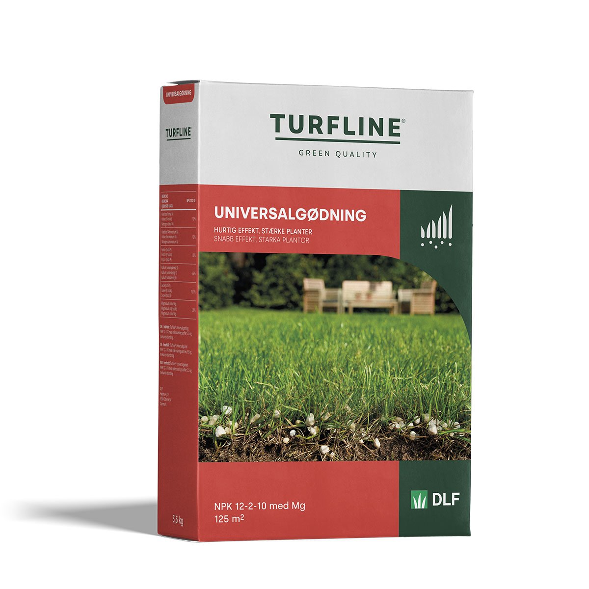 Turfline universal gødning 3,5 kg til plæne Pakke Turfline universal plænegødning 3,5 kg