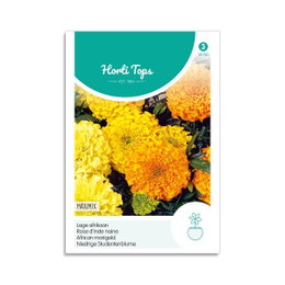 Tagetes frø Horti Tops Maximix Horti Tops Maximix tagetes frøpose med gule blomster