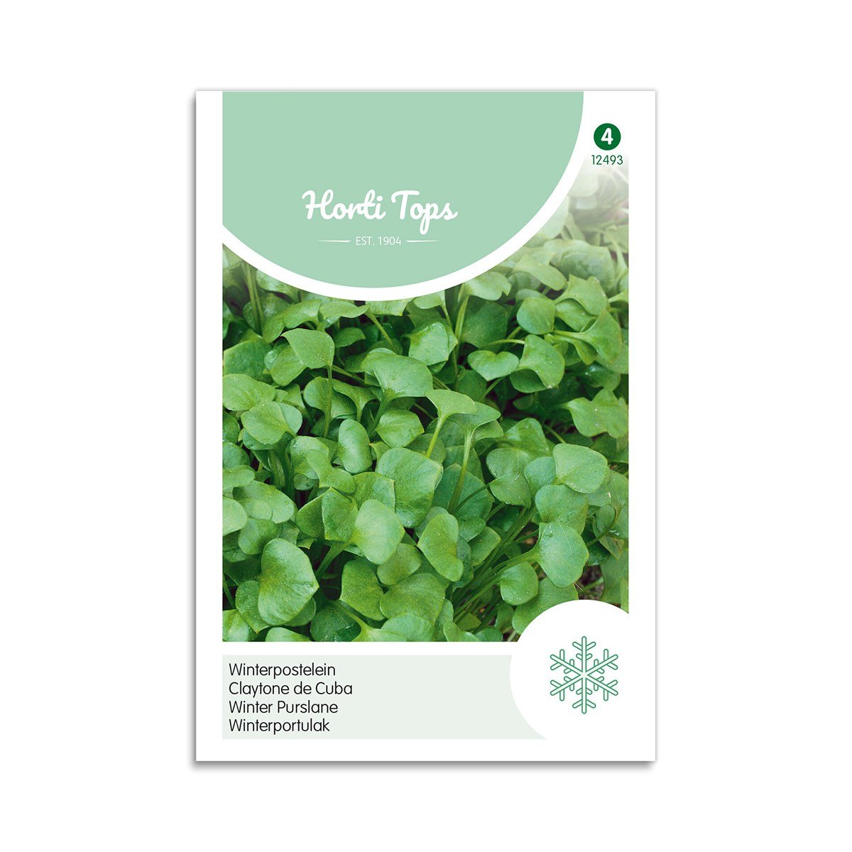 Horti Tops vinterportulak frø Frøpose med Horti Tops vinterportulak