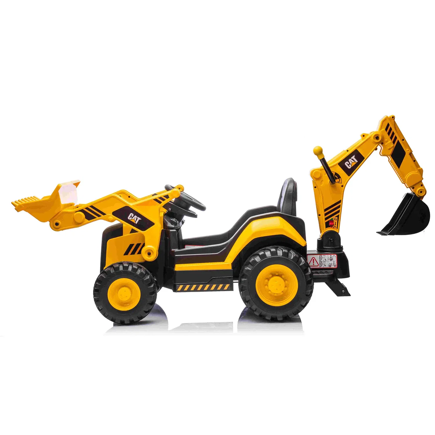 CAT® el-rendegraver fra Nordic Play – 2 x 10,8V motor, fjernbetjening, lys og lyd (3-6 år) Gul CAT® el-rendegraver fra Nordic Play med frontskovl og bagarm, 2 x 10,8V motor, fjernbetjening, MP3-afspiller, lys og lyd – ideel til børn 3-6 år