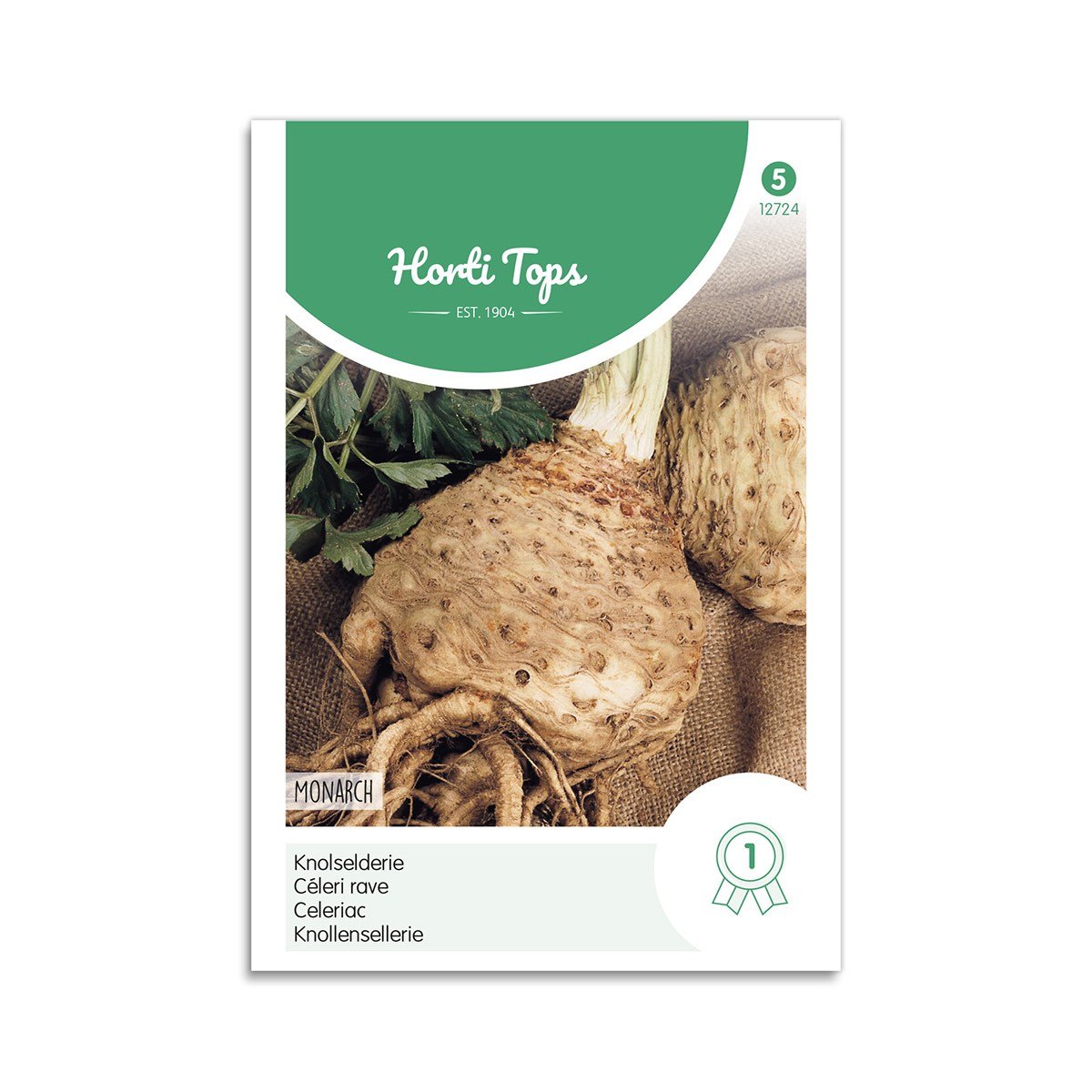 Horti Tops knoldselleri frø Monarch Frøpose med Horti Tops Monarch knoldselleri