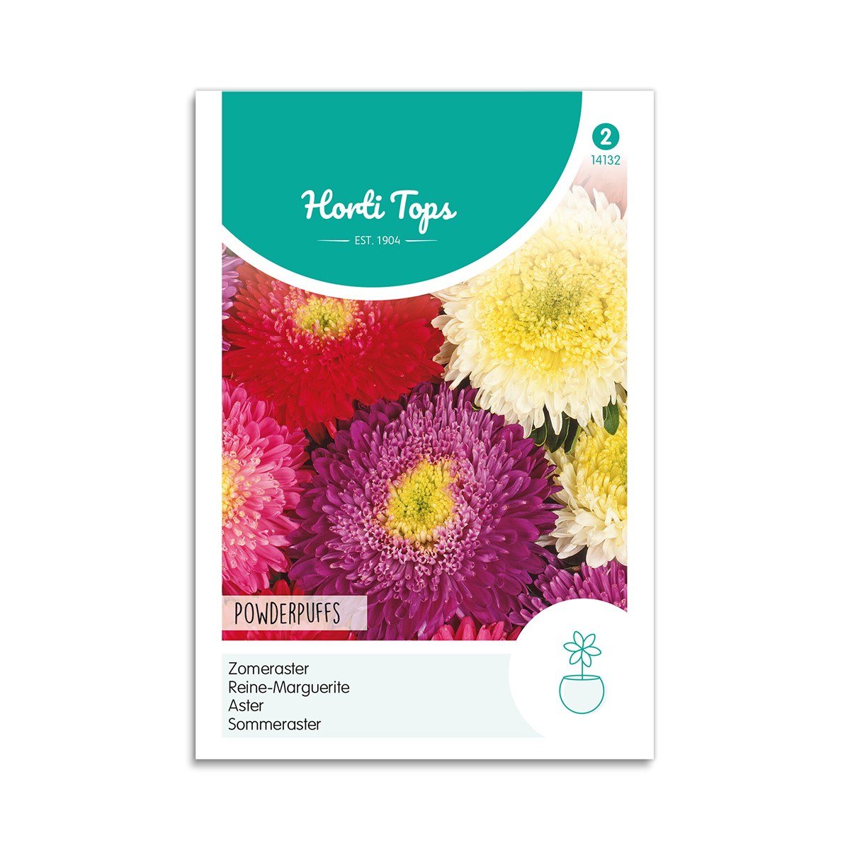 Asters frø mix "Powderpuffs"