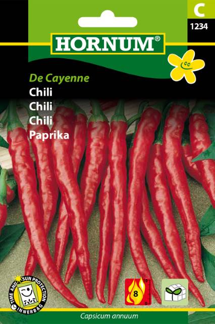 Frøpose med Hornum De Cayenne røde chilipebre