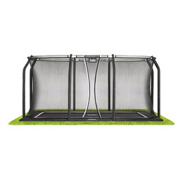 Salta rektangulær nedgravet trampolin med net Rektangulær Salta nedgravet trampolin med sikkerhedsnet