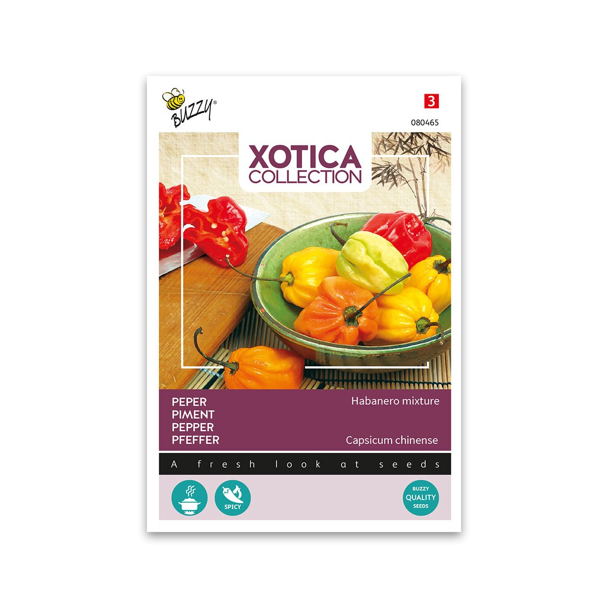 Frø til Buzzy Xotica habanero chilimix