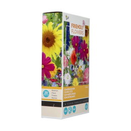 Blomsterfrø Friendly Flowers sommerblanding Pakke med Friendly Flowers sommerblomsterfrø