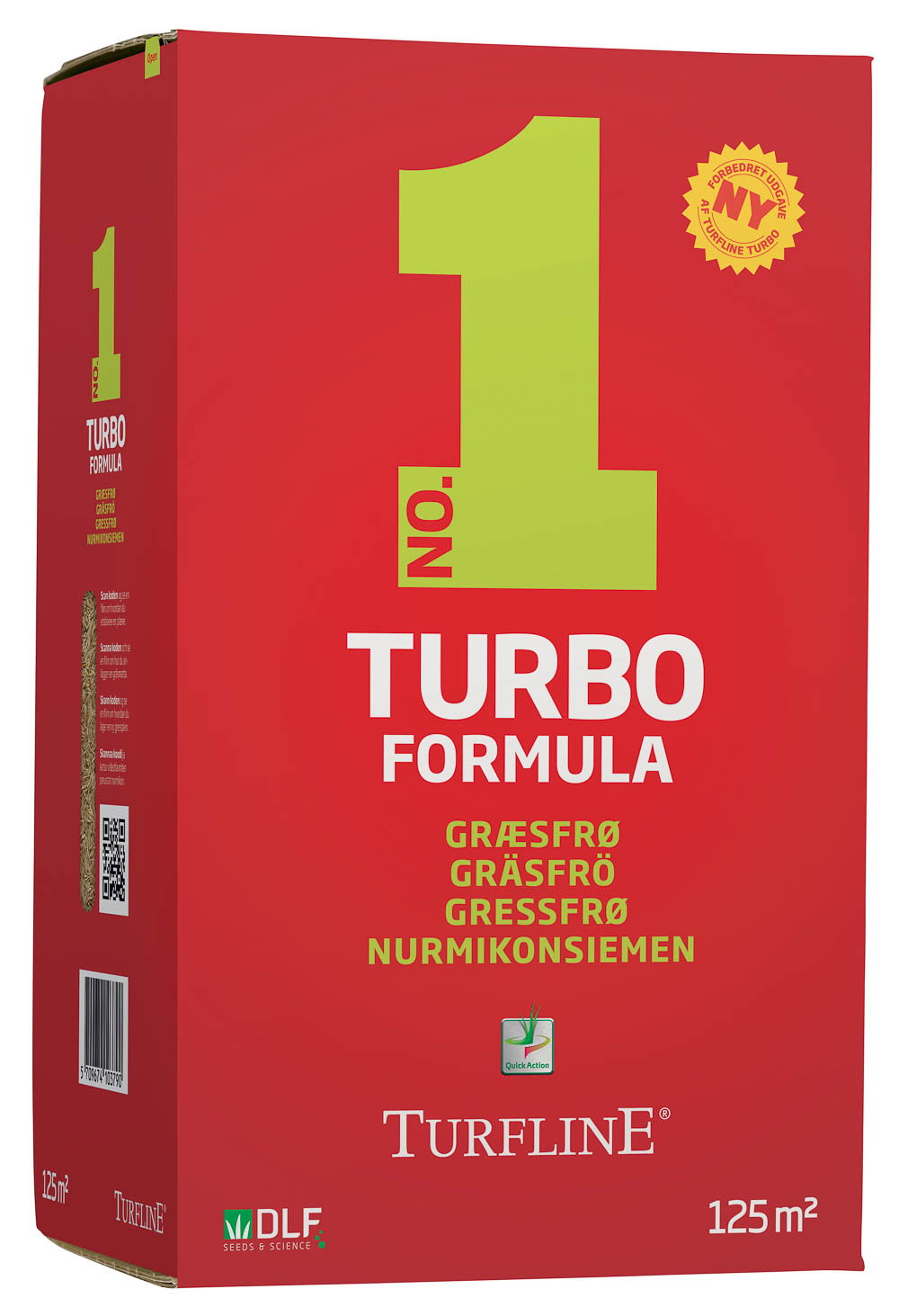 Turfline Turbo græsfrø 125 m² Rød pakke Turfline Turbo græsfrø 125 m²