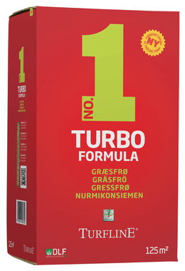Rød pakke Turfline Turbo græsfrø 125 m²