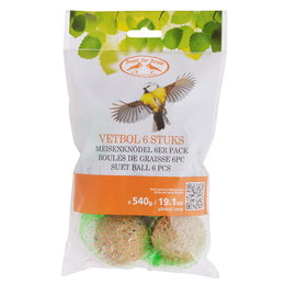 Best for Birds mejsekugler 6 stk Best for Birds mejsekugler til vilde fugle, 6 stk pose