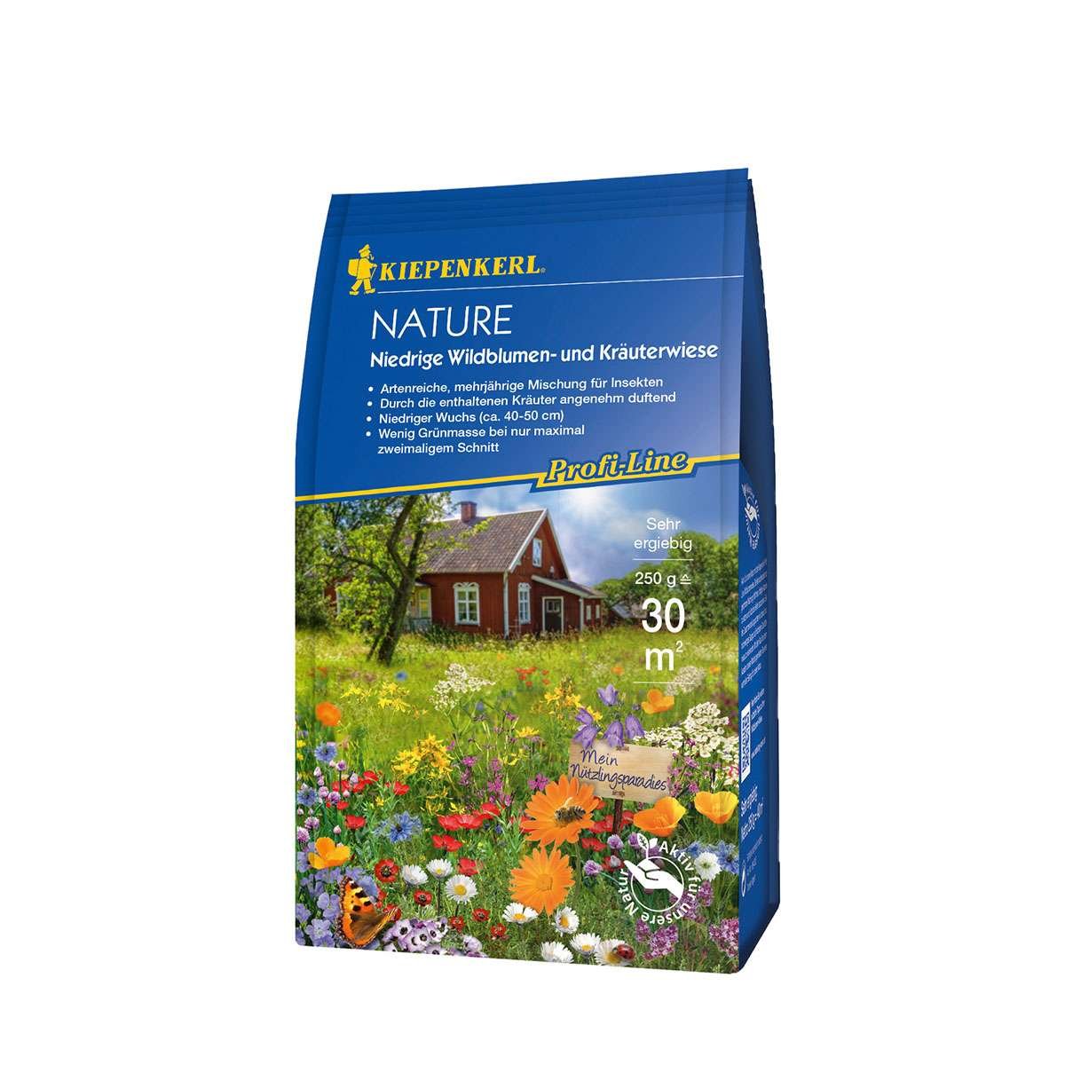 Kiepenkerl blomstereng frøblanding 30 m² Kiepenkerl Nature lav blomster- og urteeng frø 250 g