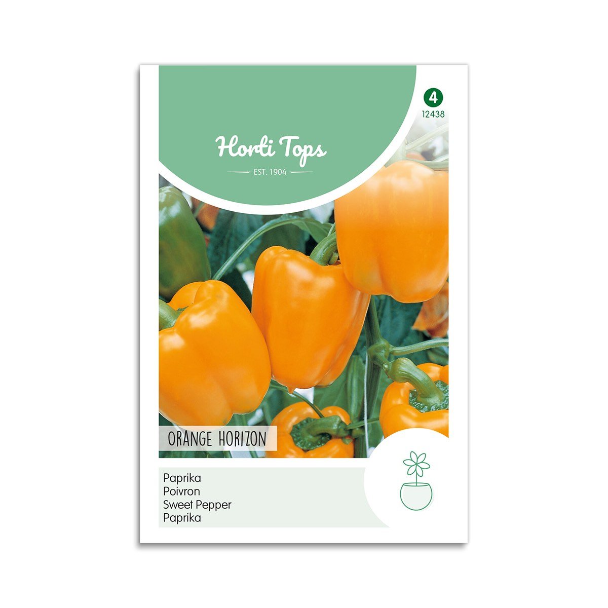 Frøpose med Orange Horizon sød peberplante