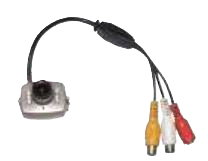 Kompakt AV adapter med tre RCA-stik