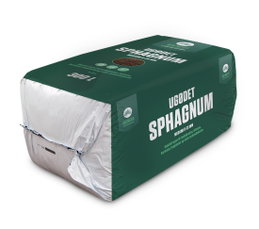 Grøn sæk med 300 liter ugødet sphagnum