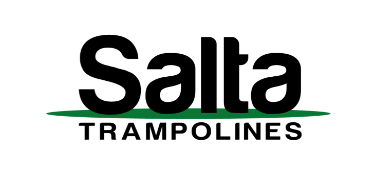 Grønt ovalt logo med mørk sort tekst centreret på hvid baggrund
