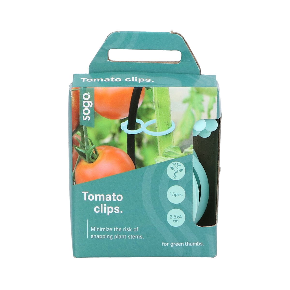 Pakke med tomatklips til opbinding af tomatplanter