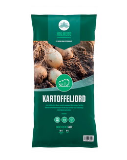 Holmebo kartoffeljord 40 L til kartoffeldyrkning Holmebo kartoffeljord 40 L pose til dyrkning af kartofler