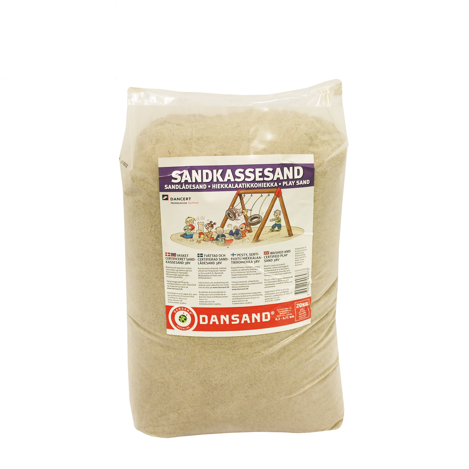 Sandkassesand 38V 200 kg NORDIC PLAY