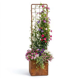 Plantekasse corten m/espalier 40 x 40 x 40 cm Plantekasse corten m/espalier 40 x 40 x 40 cm