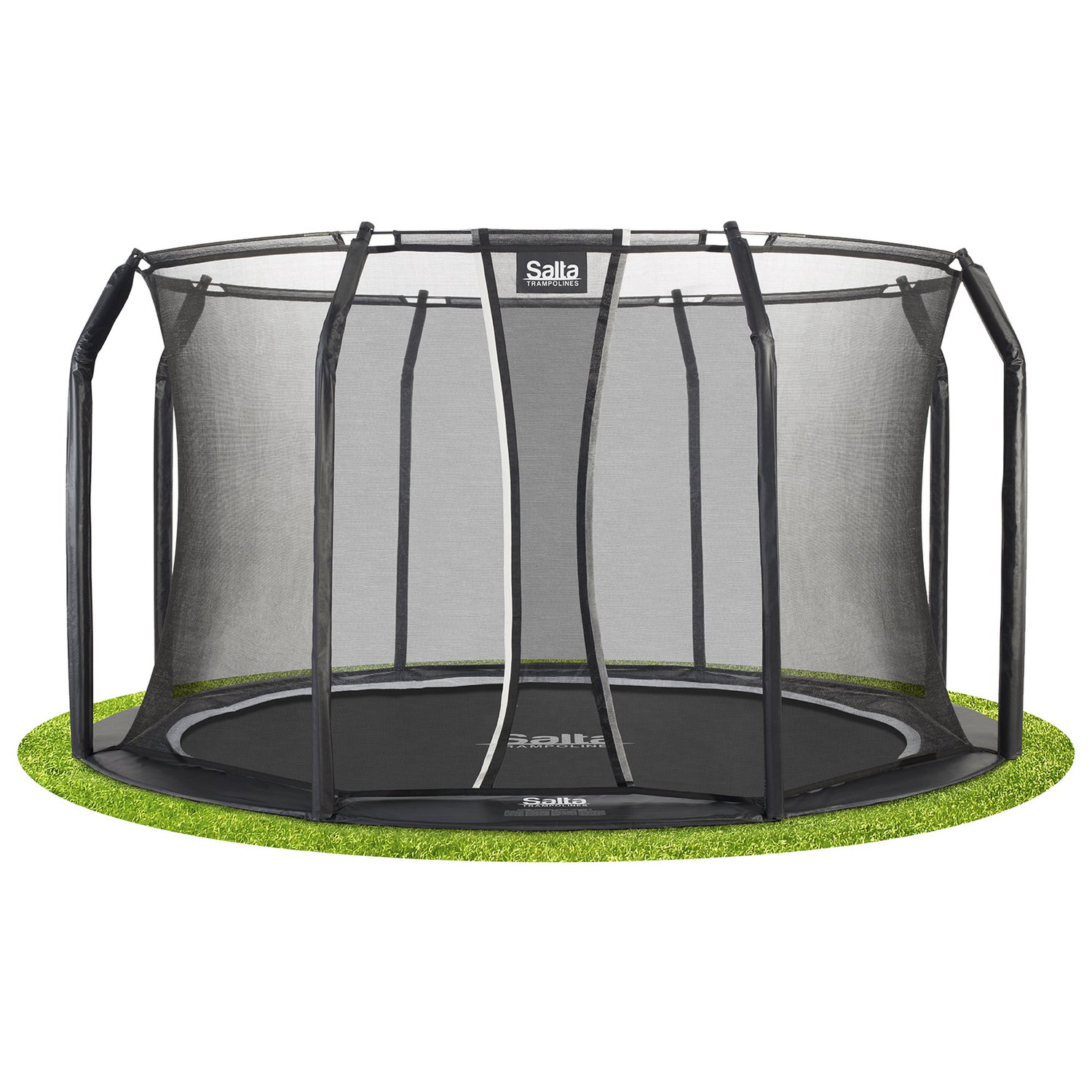Salta Trampolin Royal Baseground Ø366 cm, sort inkl. sikkerhedsnet - 805-801