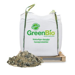 GreenBio bundsikringsgrus i bigbag på palle Bigbag GreenBio bundsikringsgrus på palle